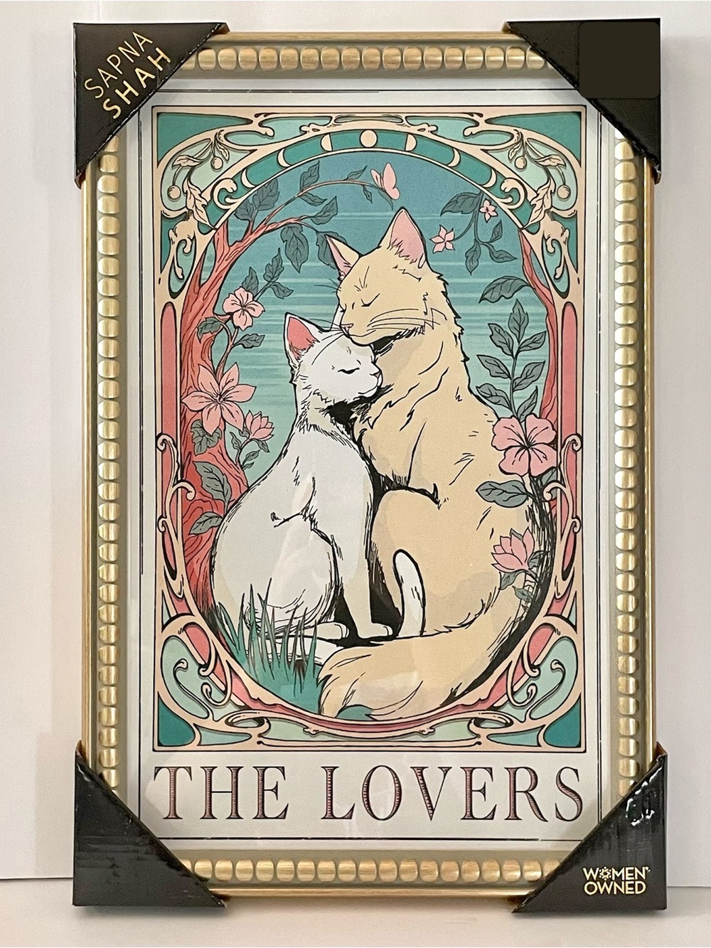 Sapna Shah "The Lovers" Tarot Art Print
